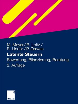 cover image of Latente Steuern